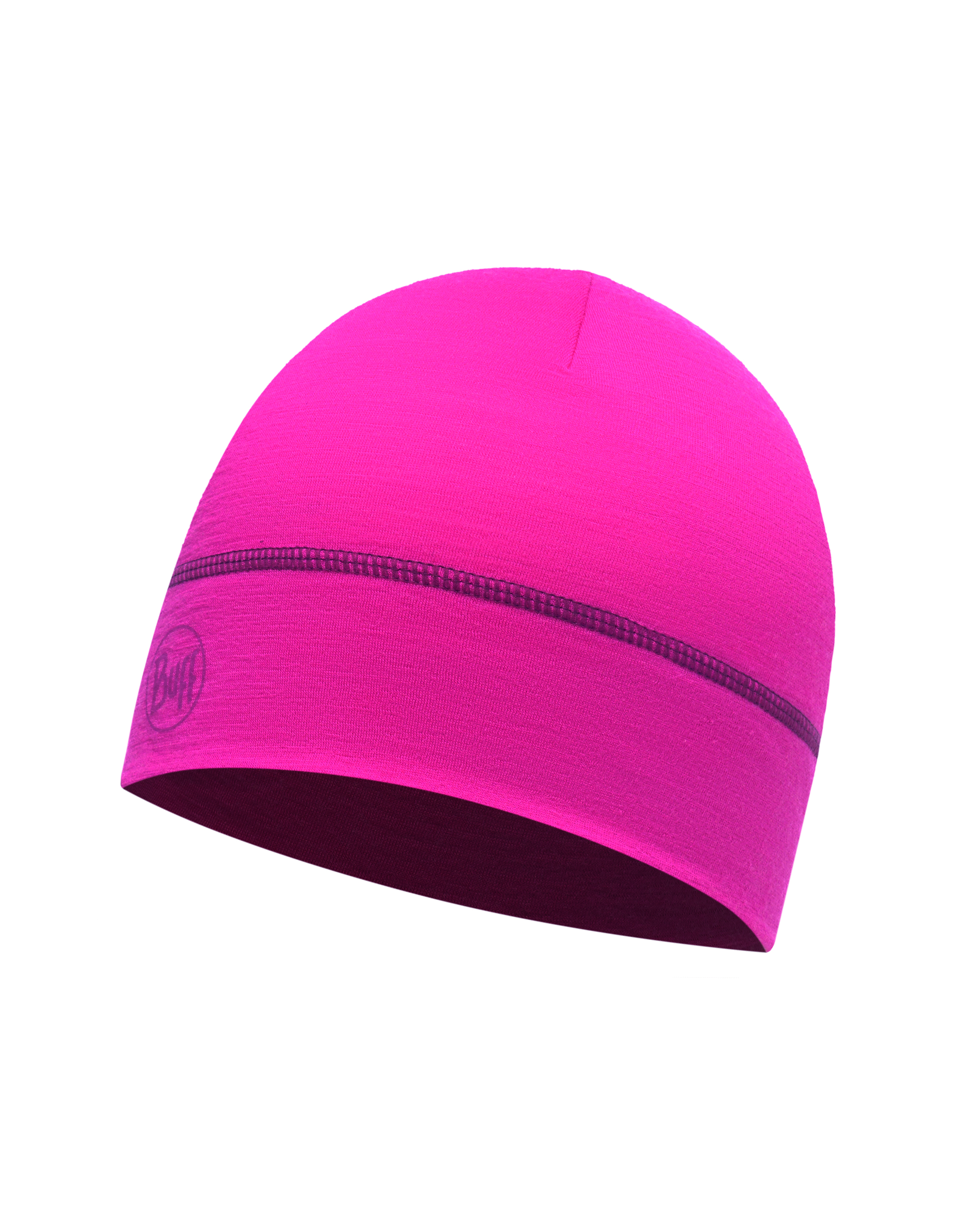 Шапка Buff Lightweight Merino Wool 1 Layer Hat Solid Wild Pink