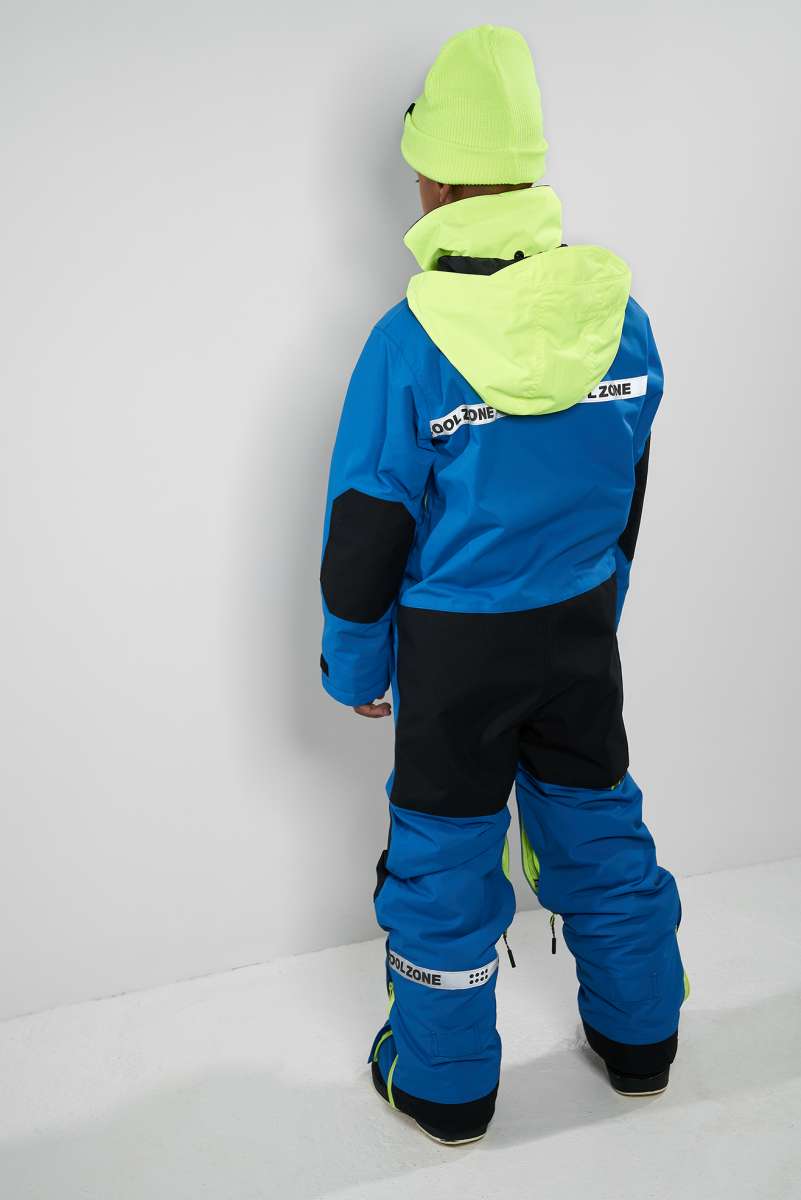Комбинезон сноубордический детский COOL ZONE Air салатовый/темно-синий