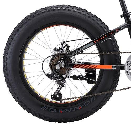 Велосипед Stark Rocket Fat 20.1 D 2018 black/orange