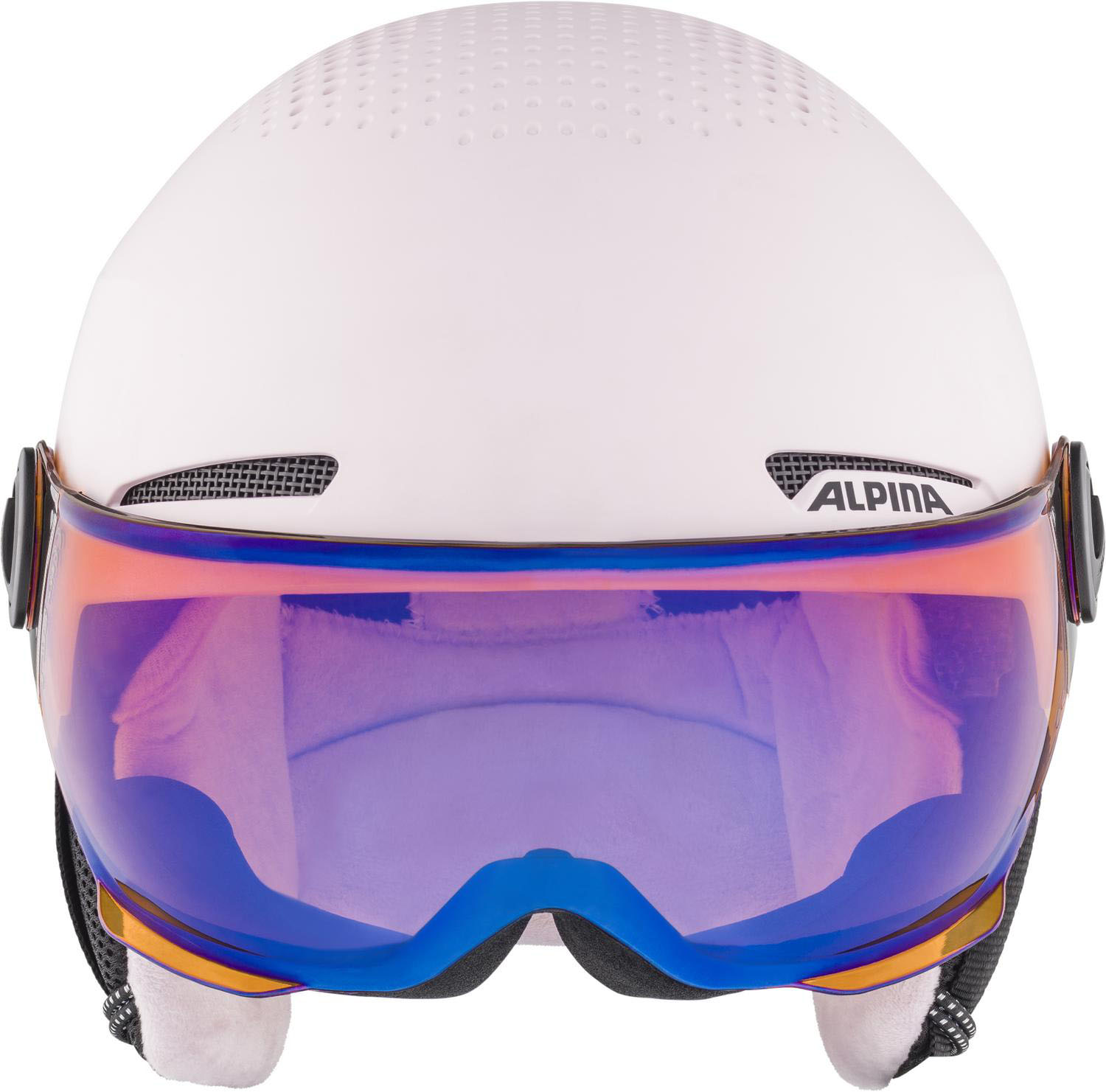 Шлем с визором детский ALPINA Zupo Visor Q-Lite Rose Matt