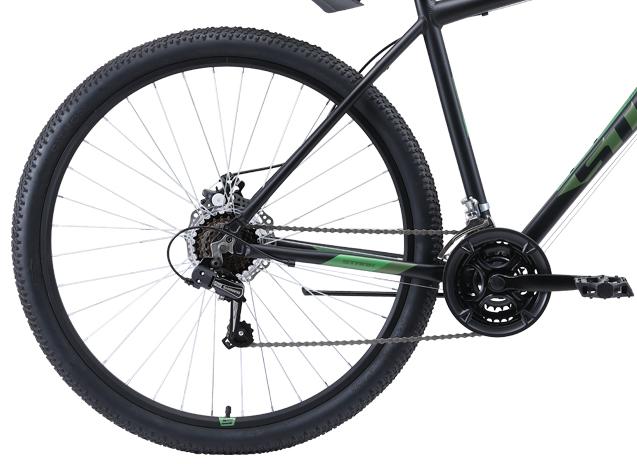 Велосипед Stark Tank 29.1 D 2020 черный/зелёный