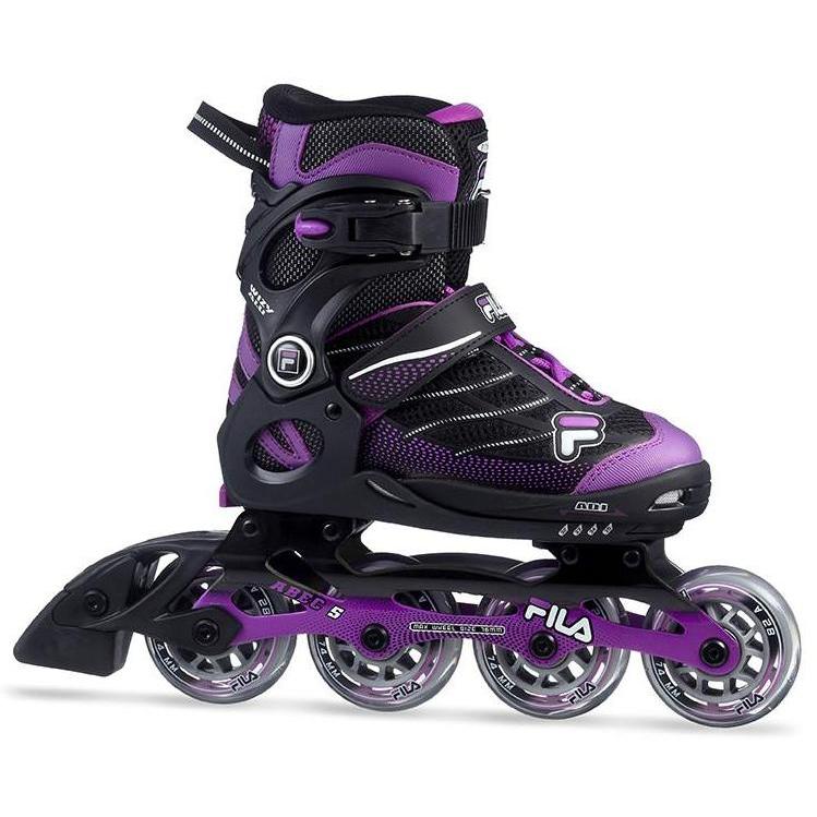 

Роликовые Коньки Fila 2018 Wizy Alu Girl Black/magenta