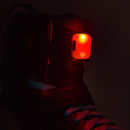 Фонарик на шнурки Powerslide LED Clip Red