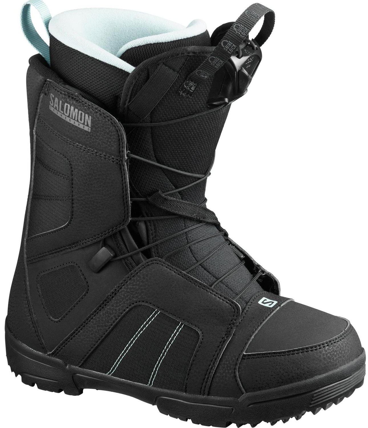 Ботинки для сноуборда SALOMON Scarlet Black/Black/Sterling B