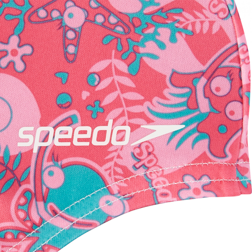 Шапочка для плавания Speedo Sea Squad Polyester Cap Junior Розовый