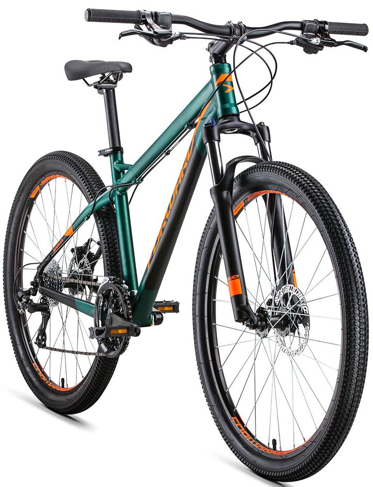 Велосипед Forward Quadro 27,5 2.0 Disc 2019 Зеленый мат.