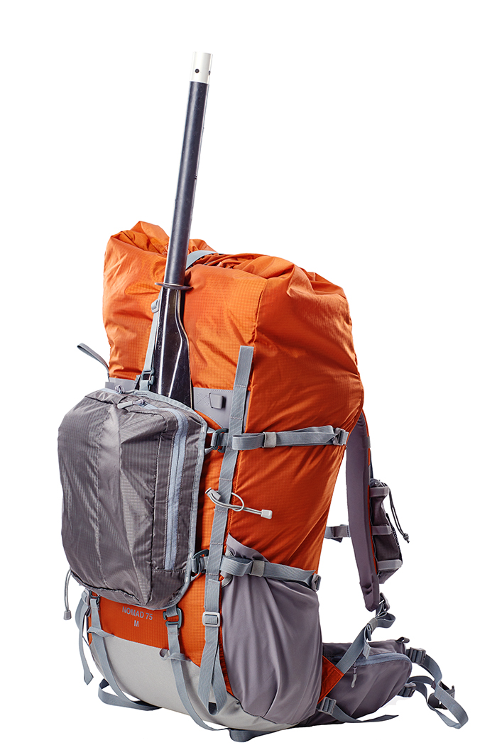 Съемный карман для рюкзака BASK Nomad 90L темно-серый