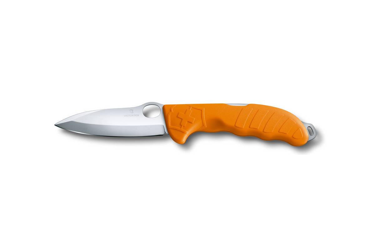 Нож Victorinox охотничий Hunter Pro M 130 мм, 2 функции, с фиксатором лезвия оранжевый