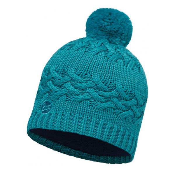 Шапка Buff Ski Chic Collection Knitted & Polar Hat Buff Savva Blue Capri
