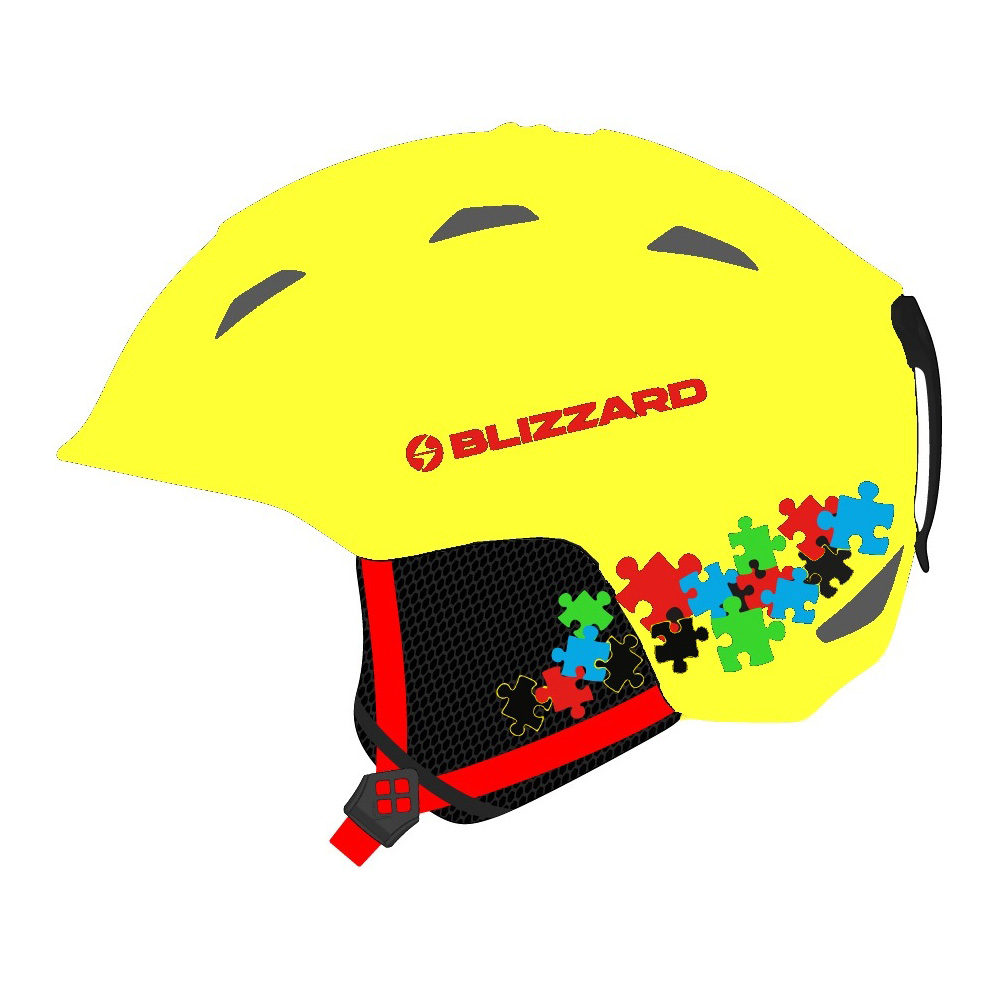 

Зимний Шлем Blizzard Demon Junior Neon Yellow/colorfull Puzzles