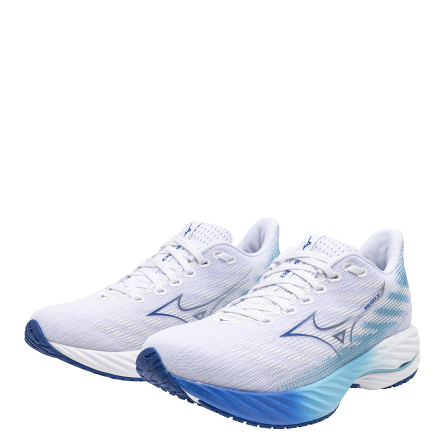 Кроссовки Mizuno Wave Rider 28 White/Mugen Blue/River Blue