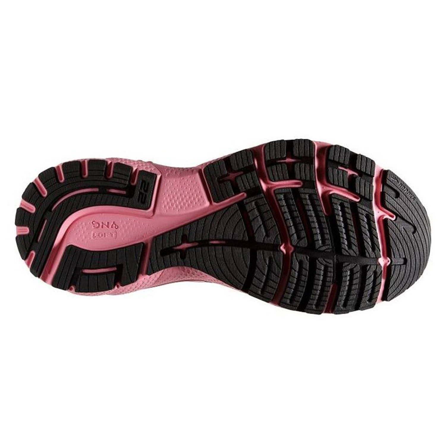 Беговые кроссовки BROOKS Adrenaline GTS 22 Black/Dianthus/Silver