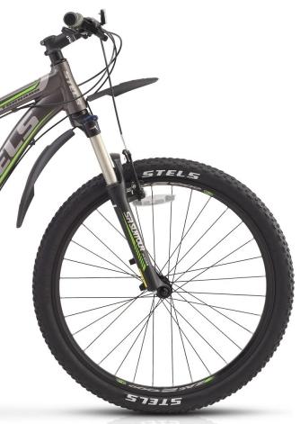 Велосипед Stels Tornado V 26 2015 Темно-серый/Серебристый/Зеленый