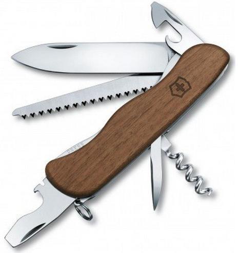 Нож Victorinox FORESTER WOOD (0.8361.63) 111мм 10функций дерево