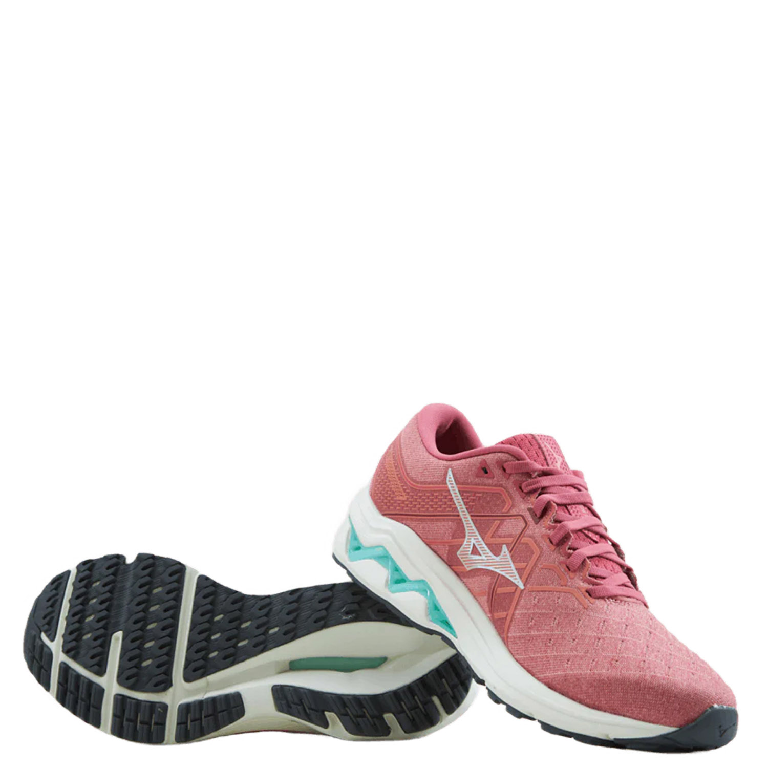 Кроссовки Mizuno Wms Wave Inspire 18 Rosette/SnowW/GarnetR