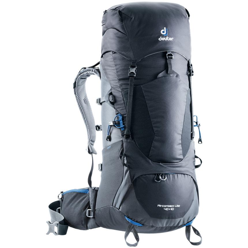 Рюкзак Deuter 2018 Aircontact Lite 40 + 10 Black-Graphite