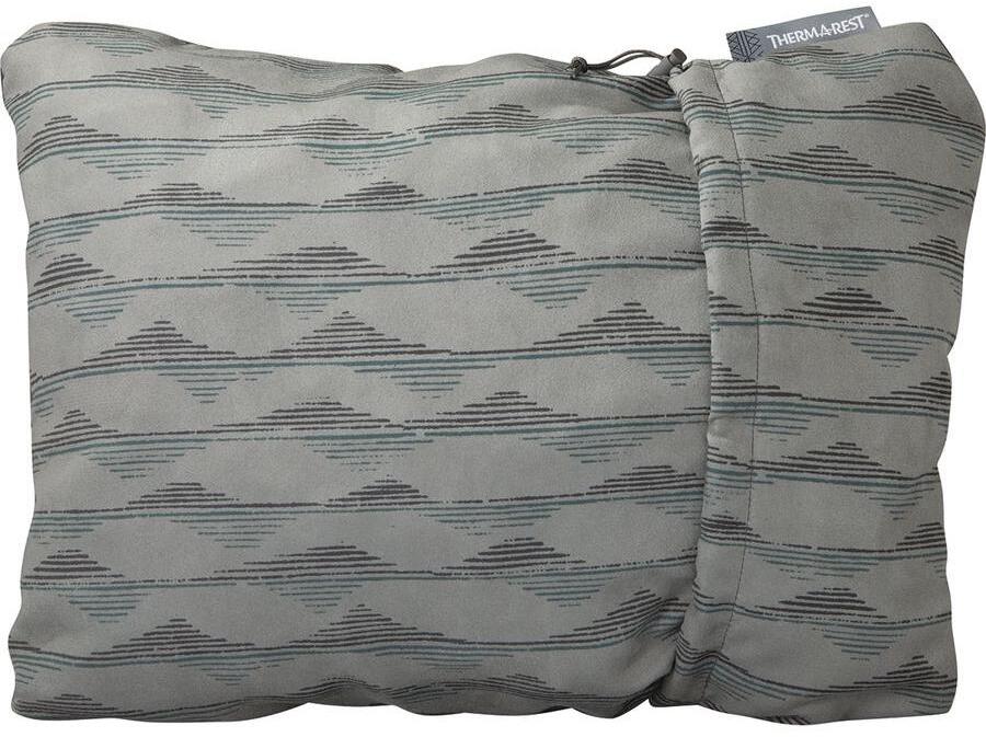 Подушка THERM-A-REST Compressible Pillow M Gray Mountains Print
