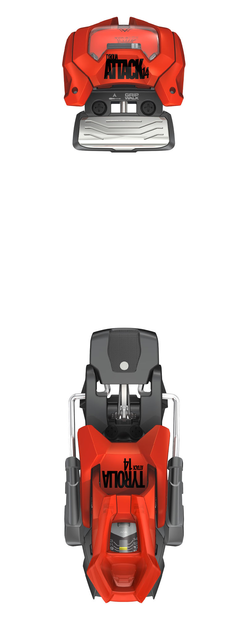 Горнолыжные крепления TYROLIA Attack 14 GW Brake 110 [A] Red