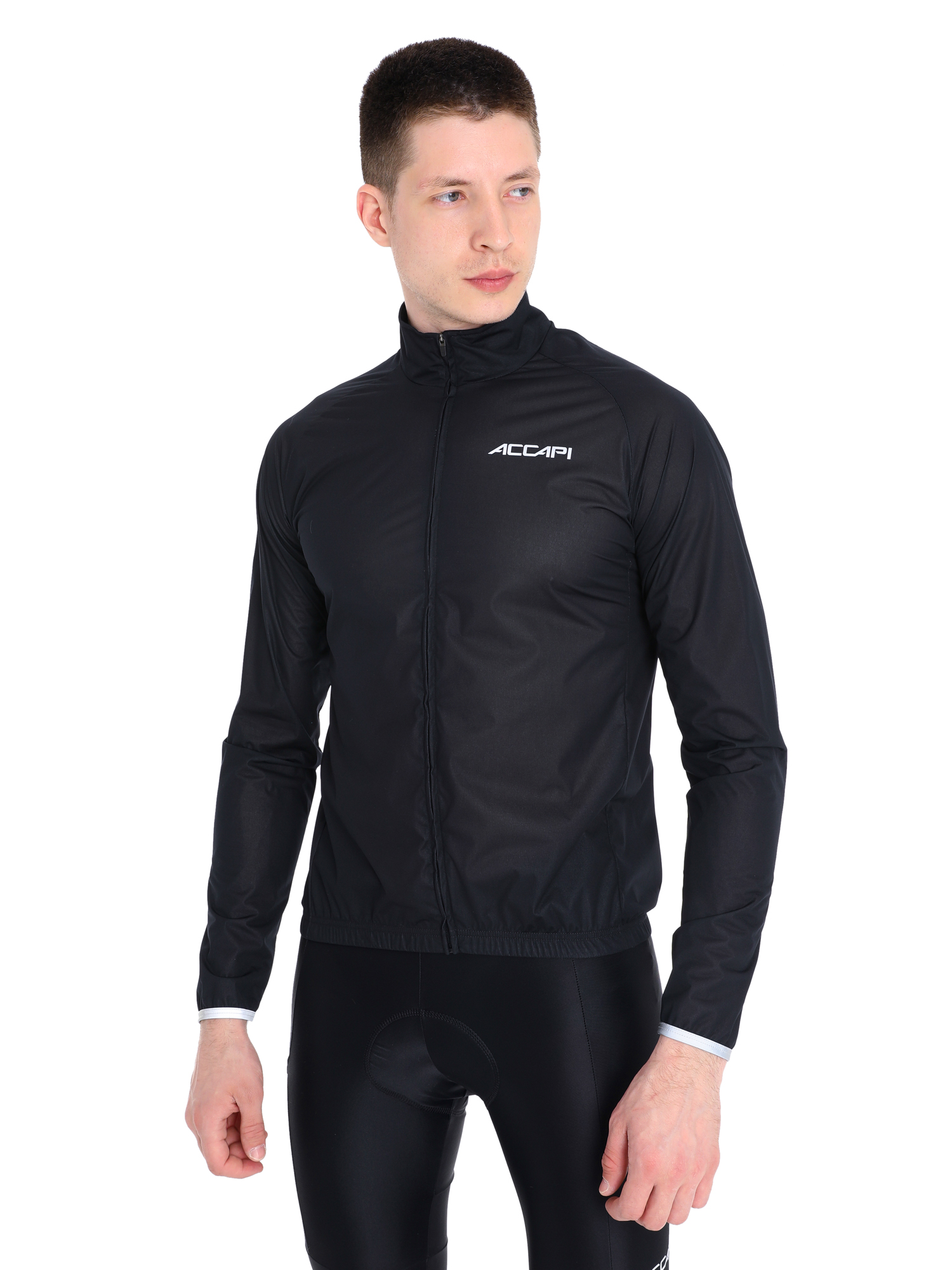 Велокуртка Accapi Wind/Waterproof Jacket Full Zip M Black