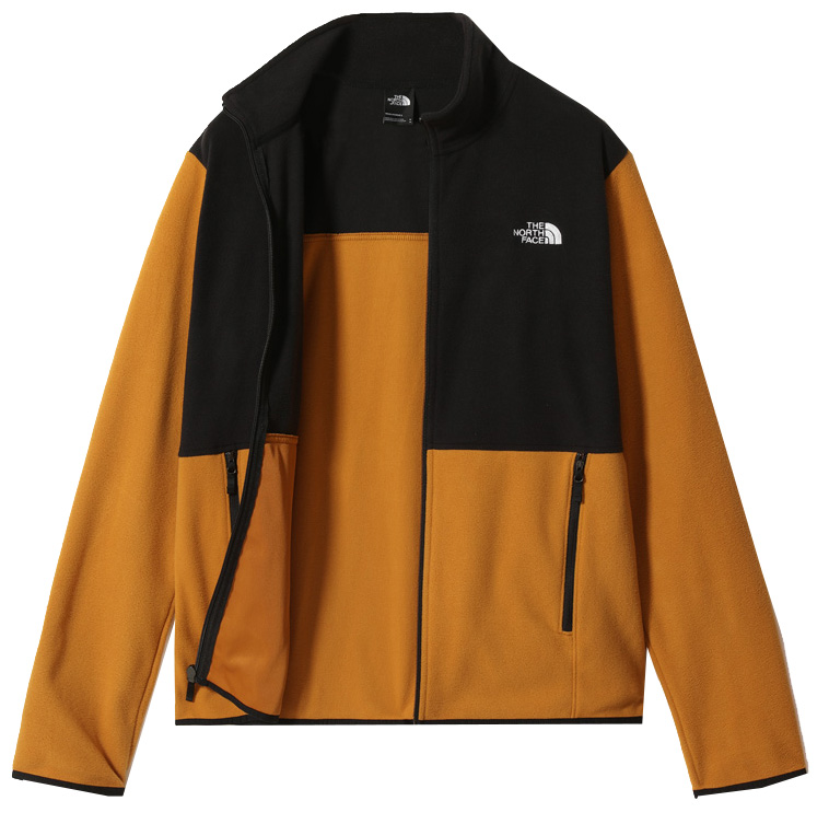 Флис горнолыжный The North Face 2020-21 Tka Glacier Full Zip Citrine Yellow/Tnf Black