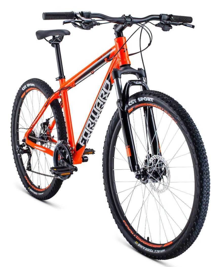 Велосипед Forward Apache 27,5 2.0 Disc 2020 оранжевый/черный