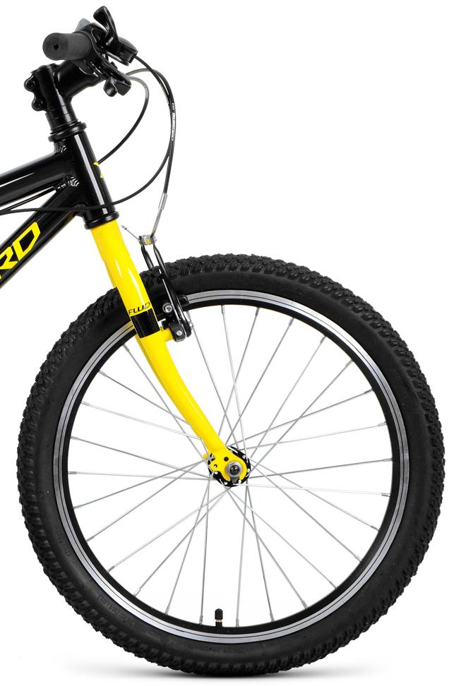 Велосипед Forward Rise 20 2.0 2019 Черный/Желтый