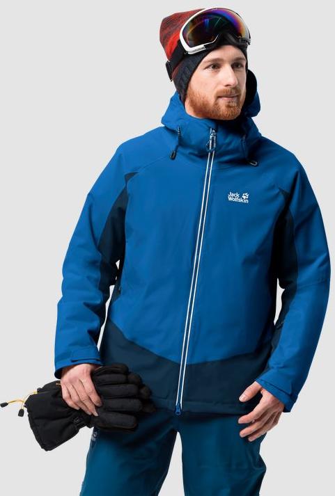 Куртка горнолыжная Jack Wolfskin 2018-19 EXOLIGHT BASE JACKET MEN electric blue