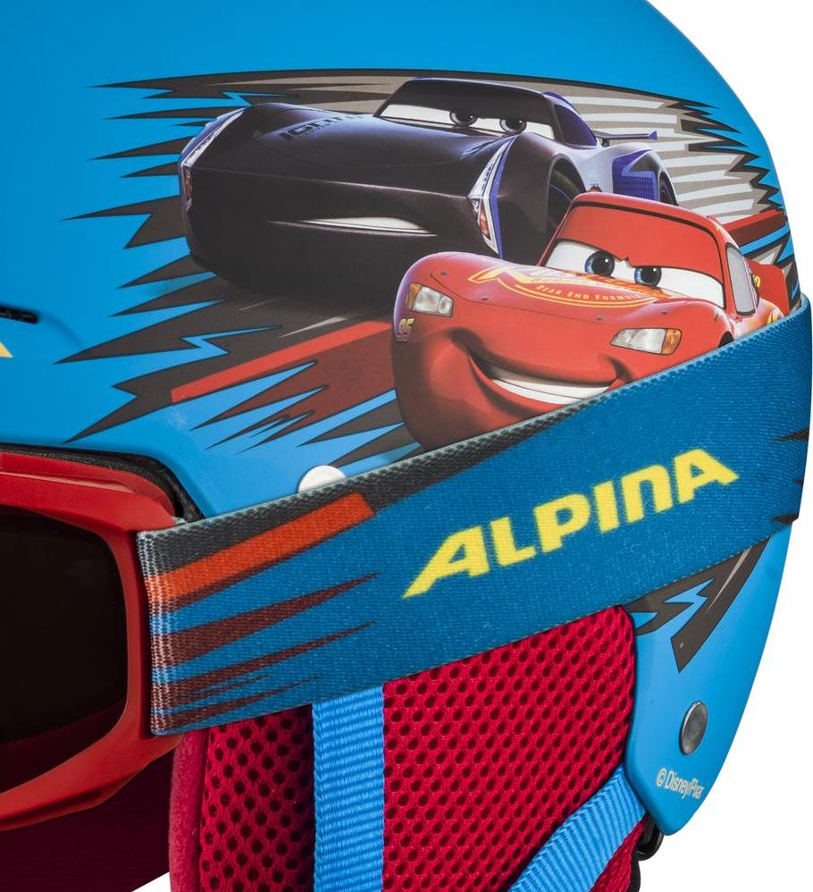 Шлем + маска детские (комплект) ALPINA Zupo Disney Set Cars Matt