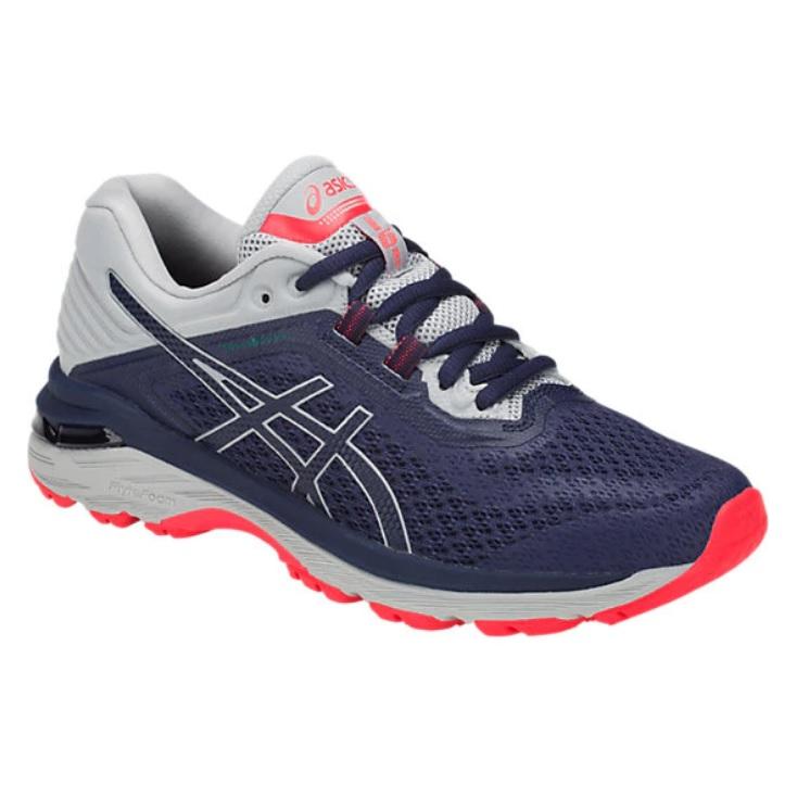 Беговые Кроссовки Элит Asics 2018 Gt-2000 6 Trail Plasmaguard Deep Ocean/mid Grey