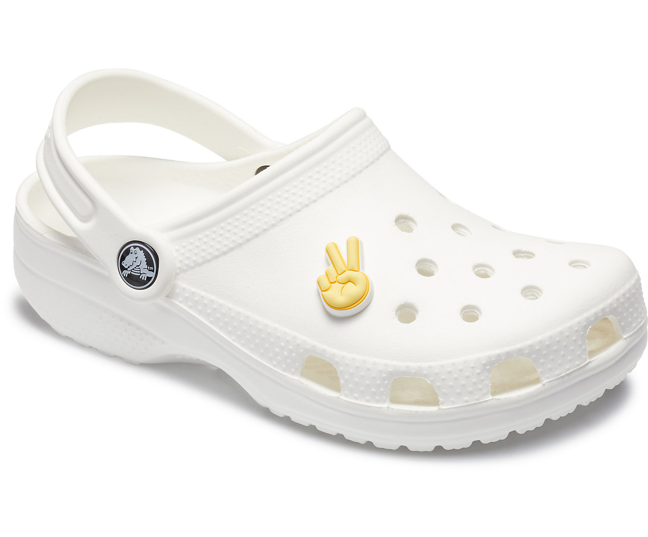 Украшение для обуви Crocs Peace Hand Sign