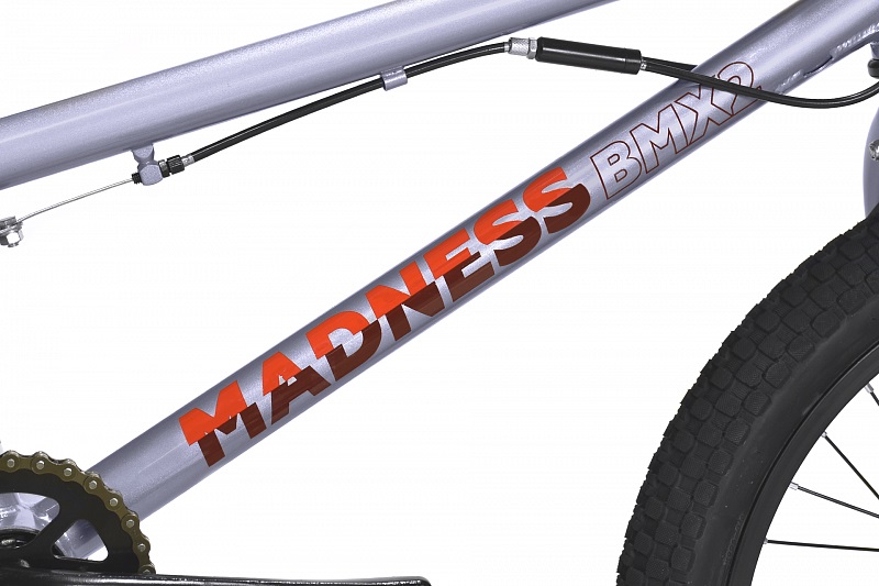 Велосипед Stark Madness Bmx 2 2022 серый/красный