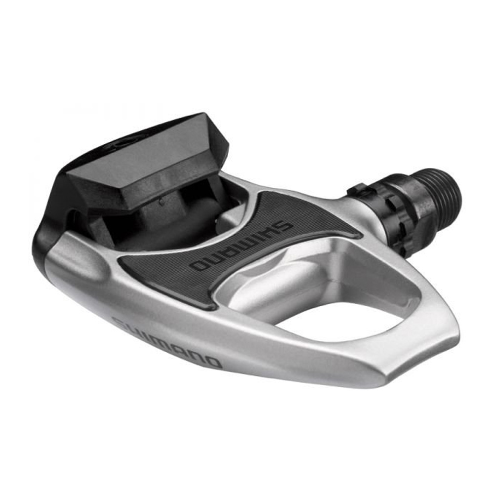

Педали Велосипедные Shimano 2018 R540S, Spd-Sl, Сереб., С Шип. Sm-Sh11