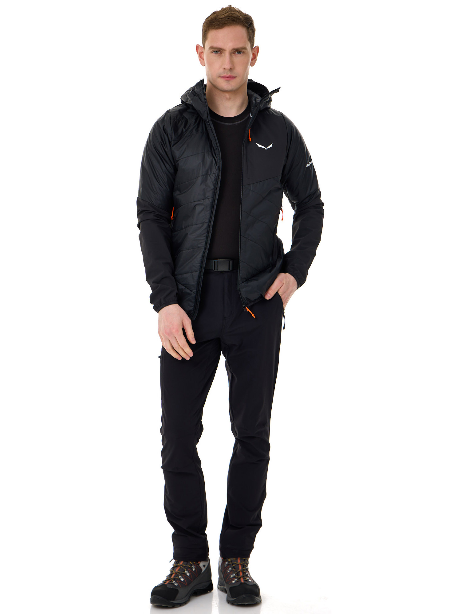Куртка мужская Salewa Ortles Hybrid TWR Black Out – купить по цене