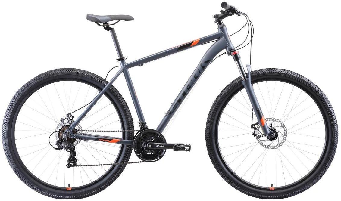 Велосипед Stark Hunter 29.2 D 2020 серый/черный/оранжевый