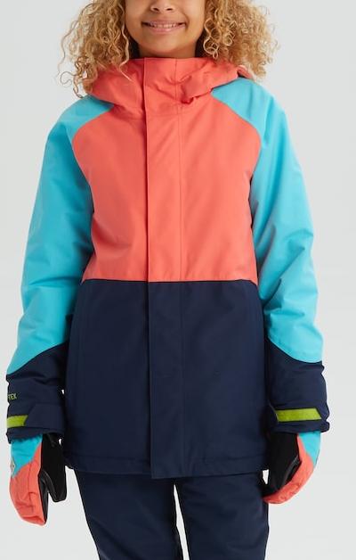 Куртка сноубордическая детская BURTON 2019-20 KD GORE STARK JK Blue Curacao/Dress Blue/Georgia Peach
