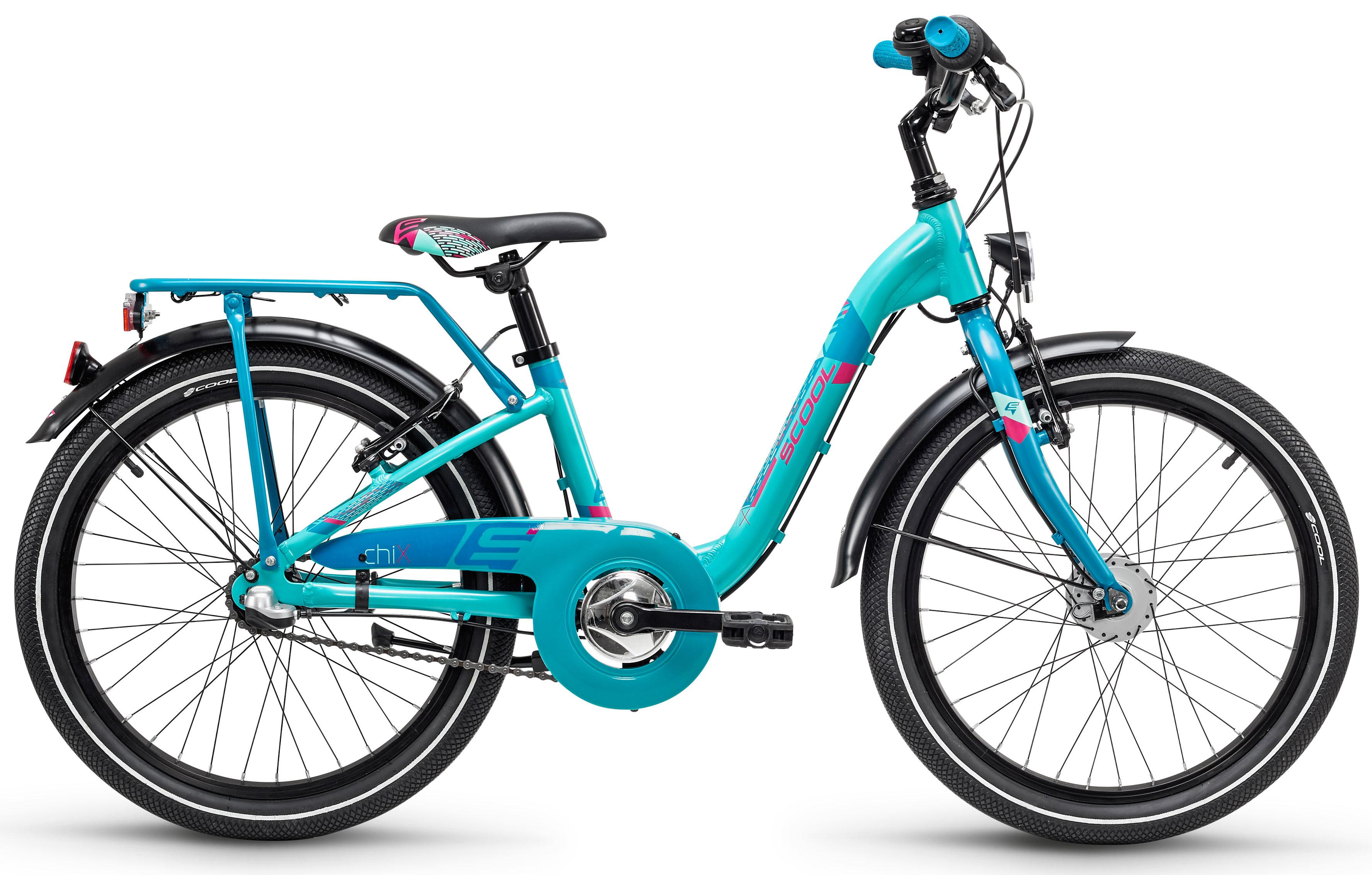 

Велосипед Scool Chix 20 3S Alloy 2018 Turquoise Matt