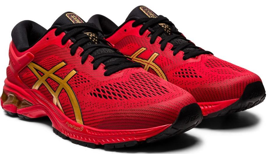 Кроссовки Asics Gel-kayano 26 - lucky Classic red/Pure gold