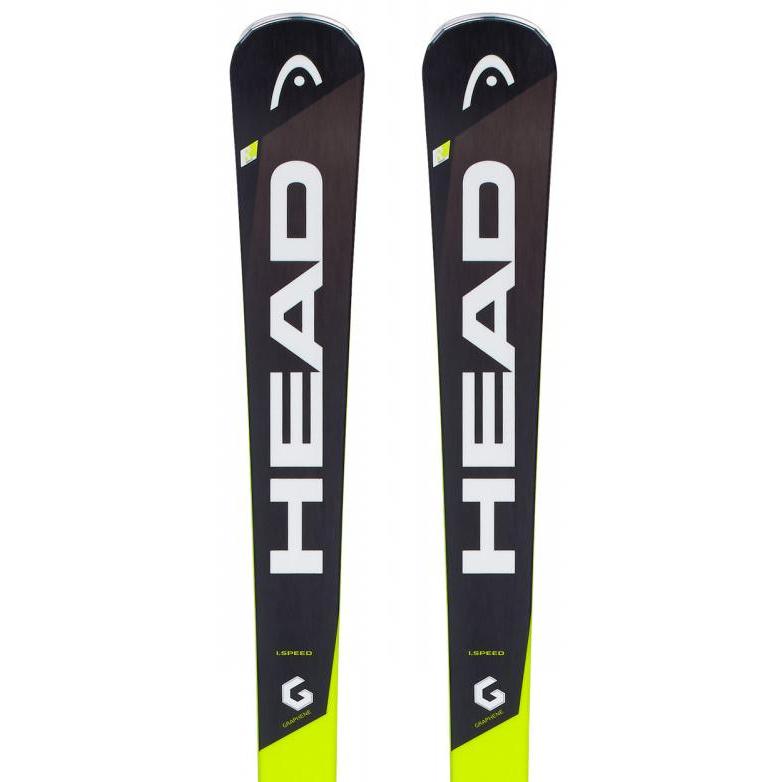 Горные лыжи с креплениями HEAD 2018-19 WC Rebels iRace RP EVO 14+FF EVO 11 BRAKE 85 [D] black/neon yellow