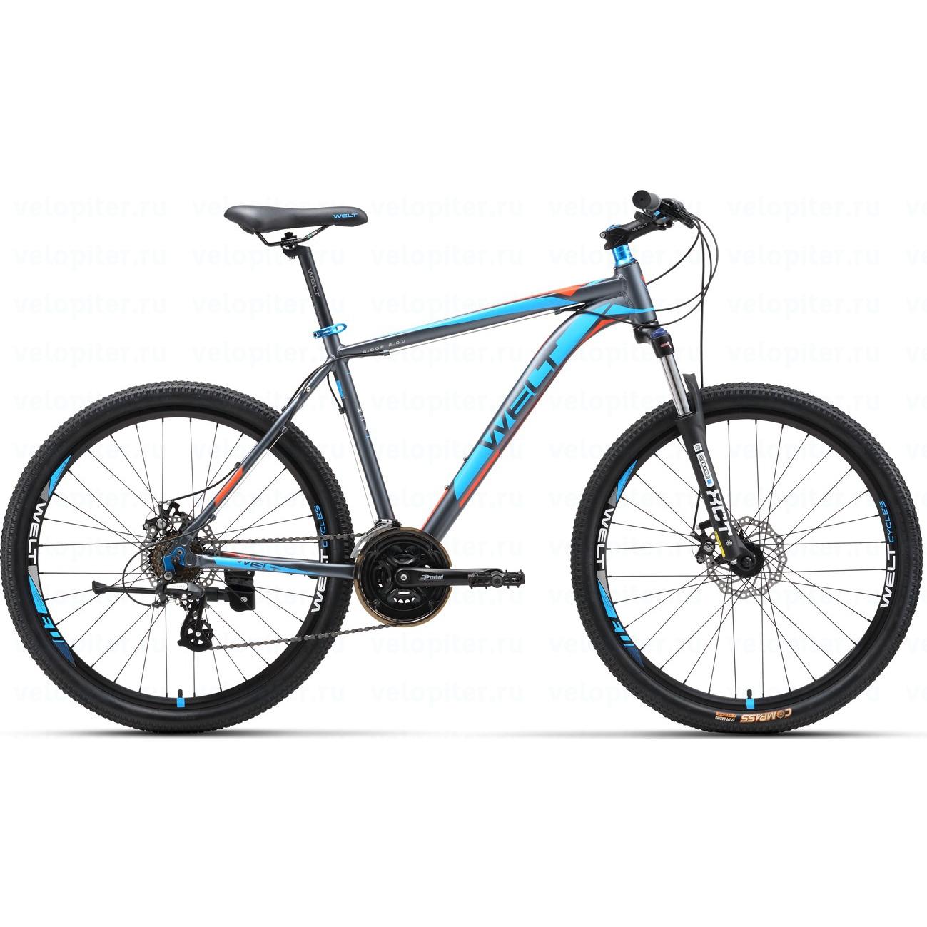 

Велосипед Welt 2018 Ridge 2.0 D 29Er Matt Grey/orange/blue