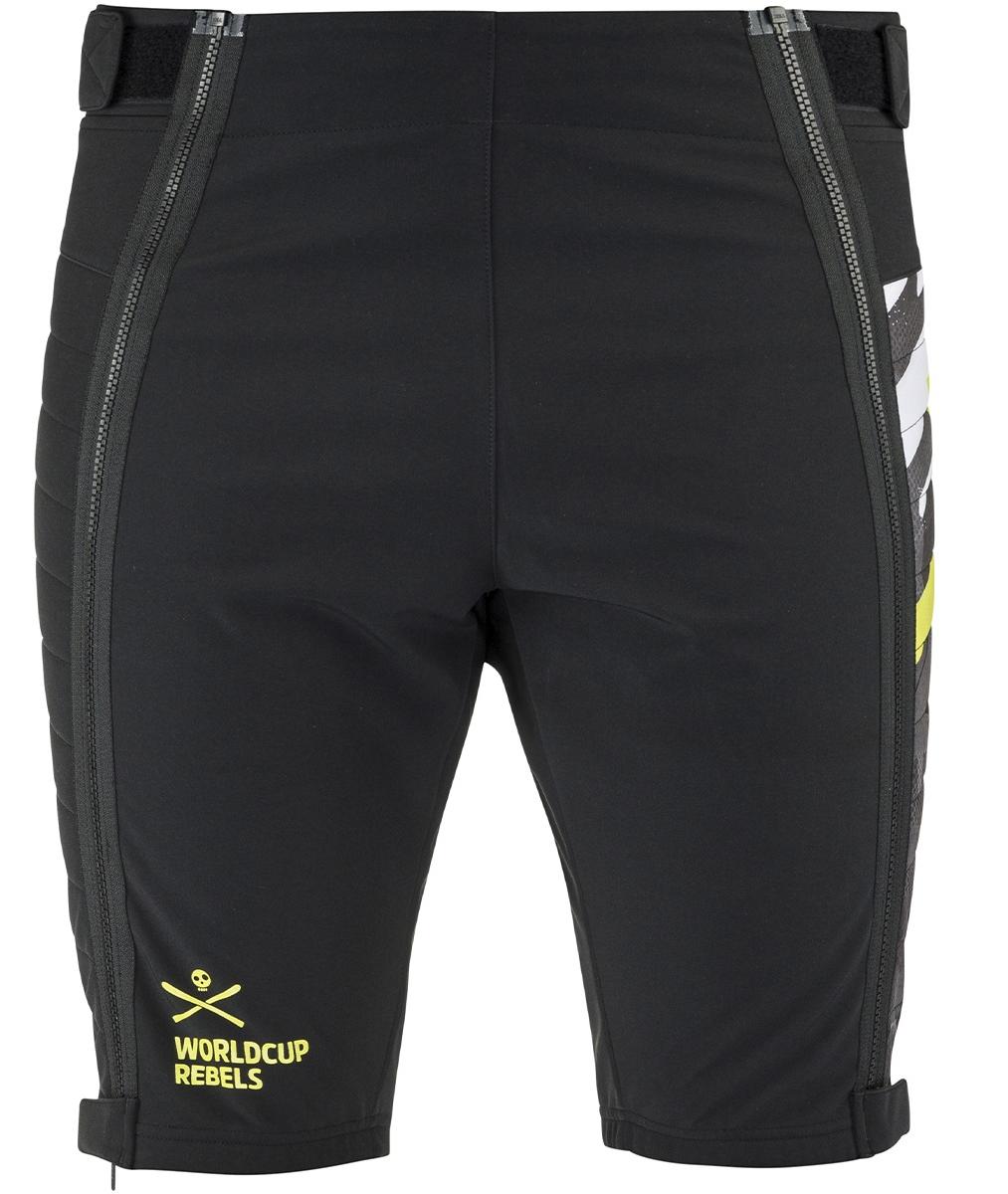 Шорты горнолыжные HEAD Race Shorts Jr Black/Yellow Race