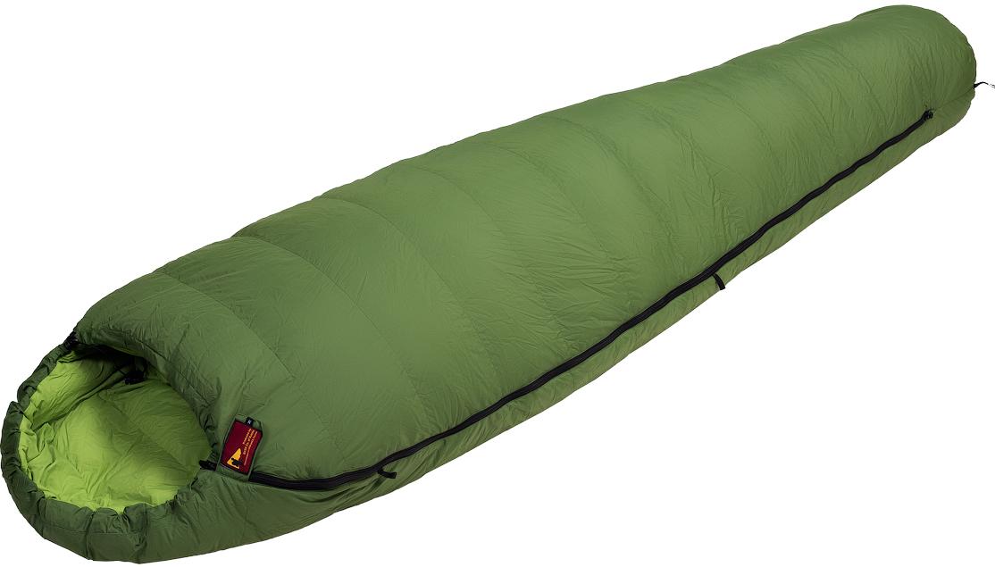 Спальник BASK Trekking V2-S темно-зеленый/зеленый