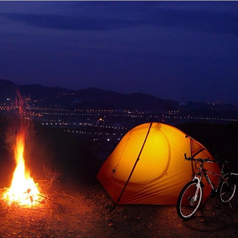 Палатка Naturehike Cycling Ultralight 1 Man Tent + Mats 20D Silica Orange