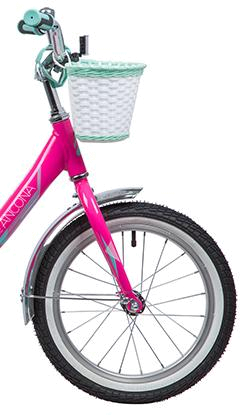 Велосипед Novatrack Ancona 16 2022 розовый