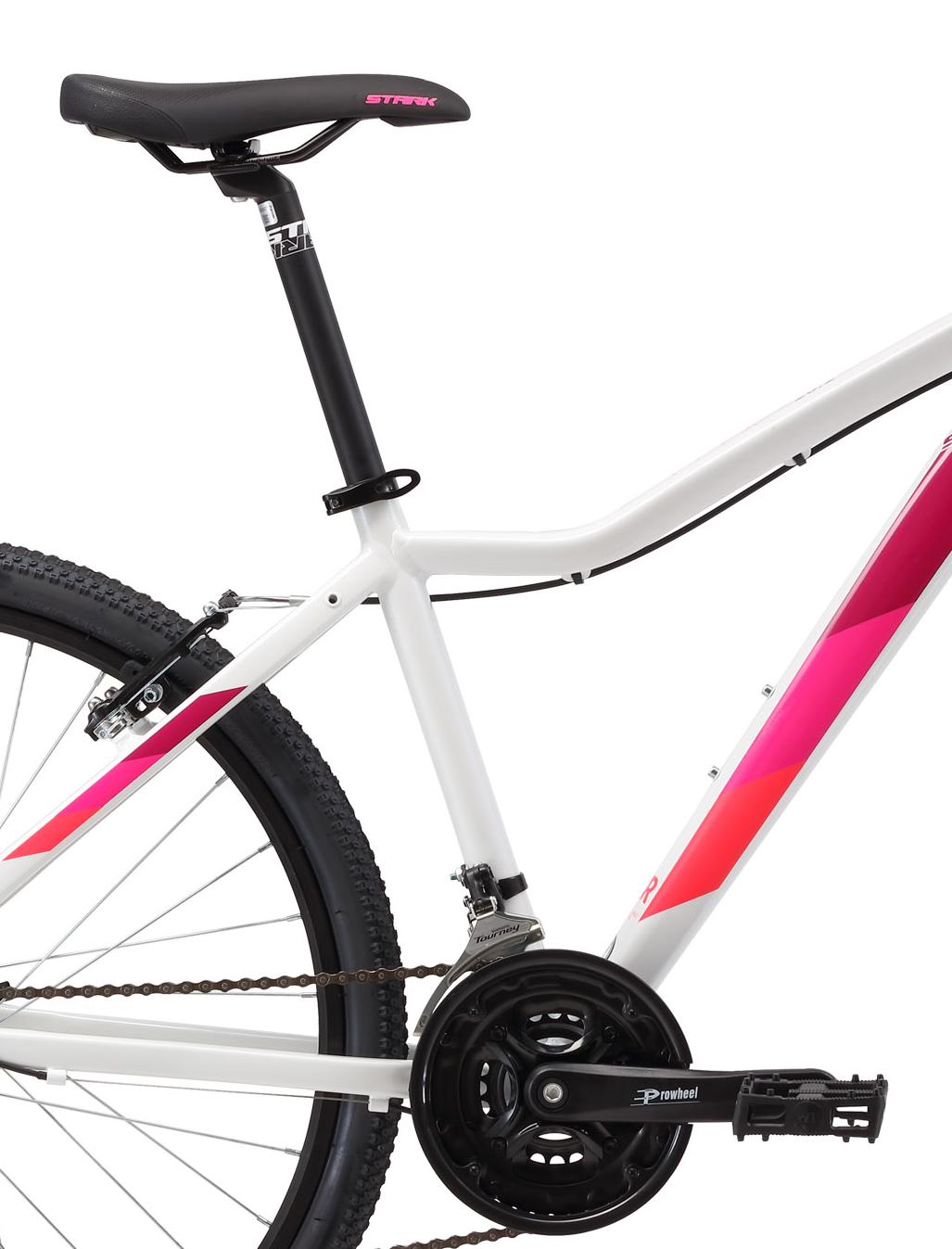 Велосипед Stark Viva 26.2 V 2018 white/pink