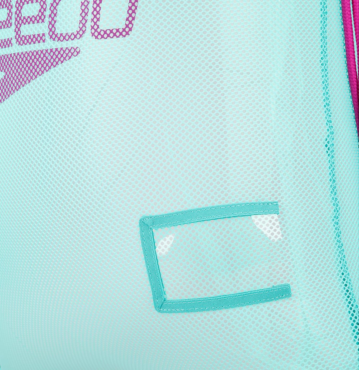 Мешок для аксессуаров Speedo Equipment Mesh Bag Зеленый/Пурпурный