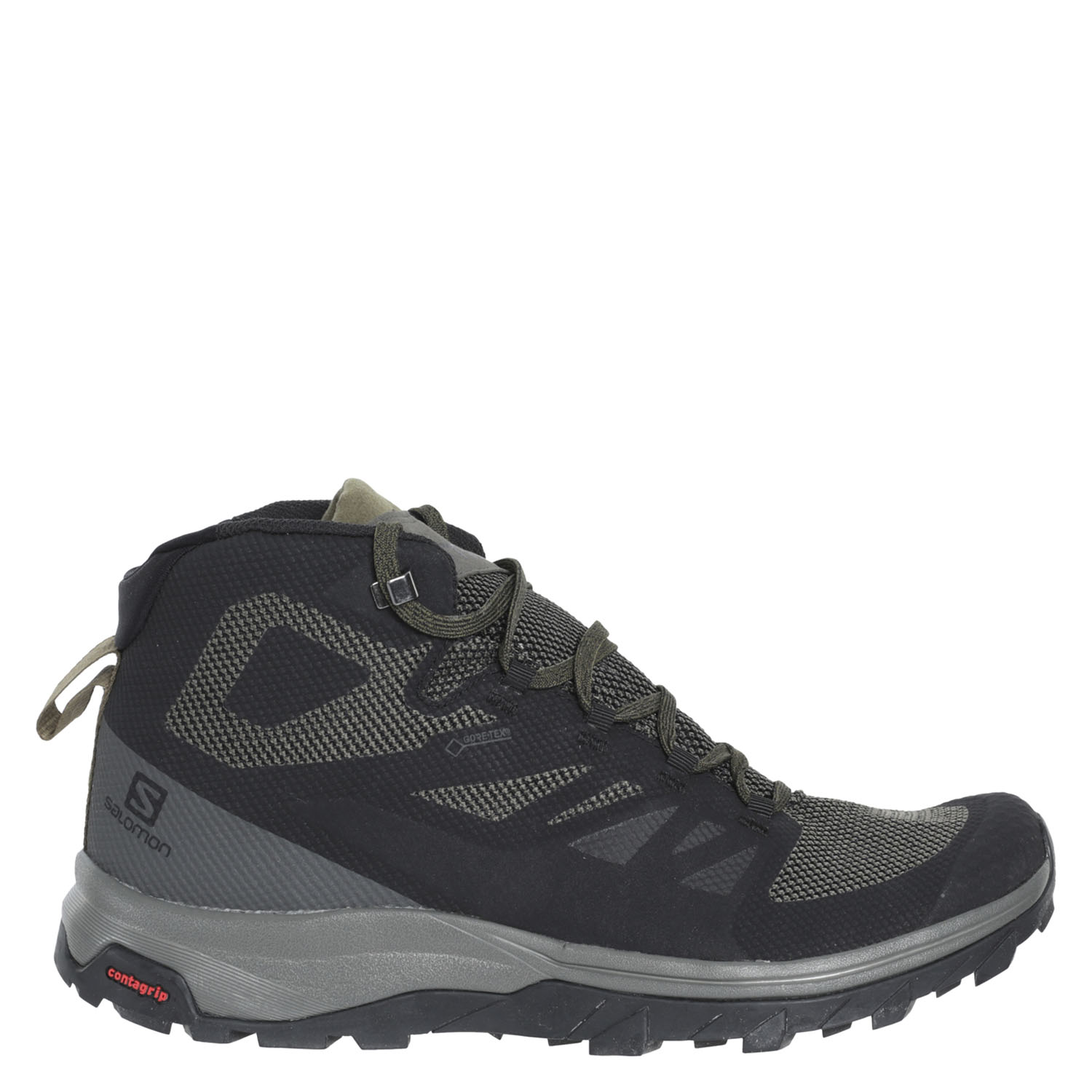 Ботинки SALOMON Outline Mid Gtx Black/Beluga/Cap