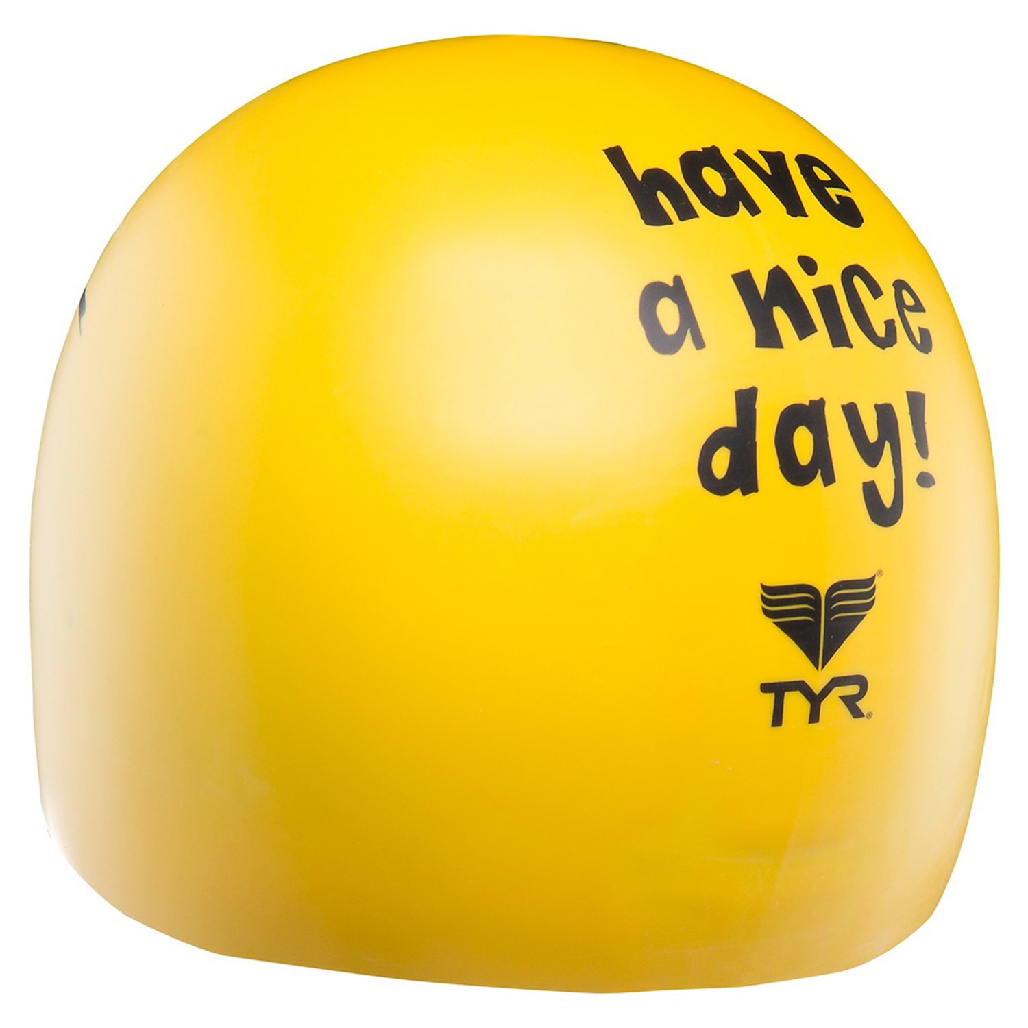 Шапочка для плавания TYR Have A Nice Day Желтый