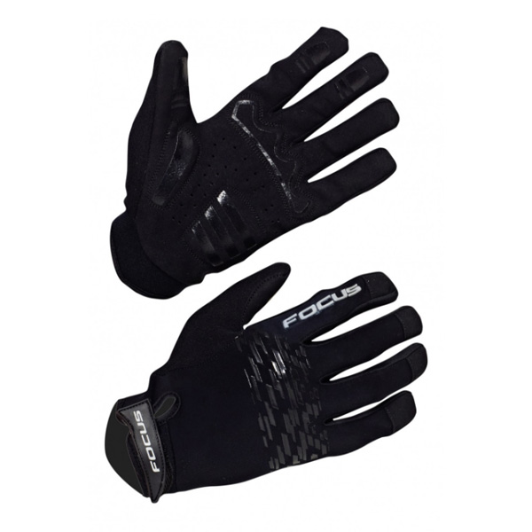 Перчатки Велосипедные Focus Am Gloves Black/black