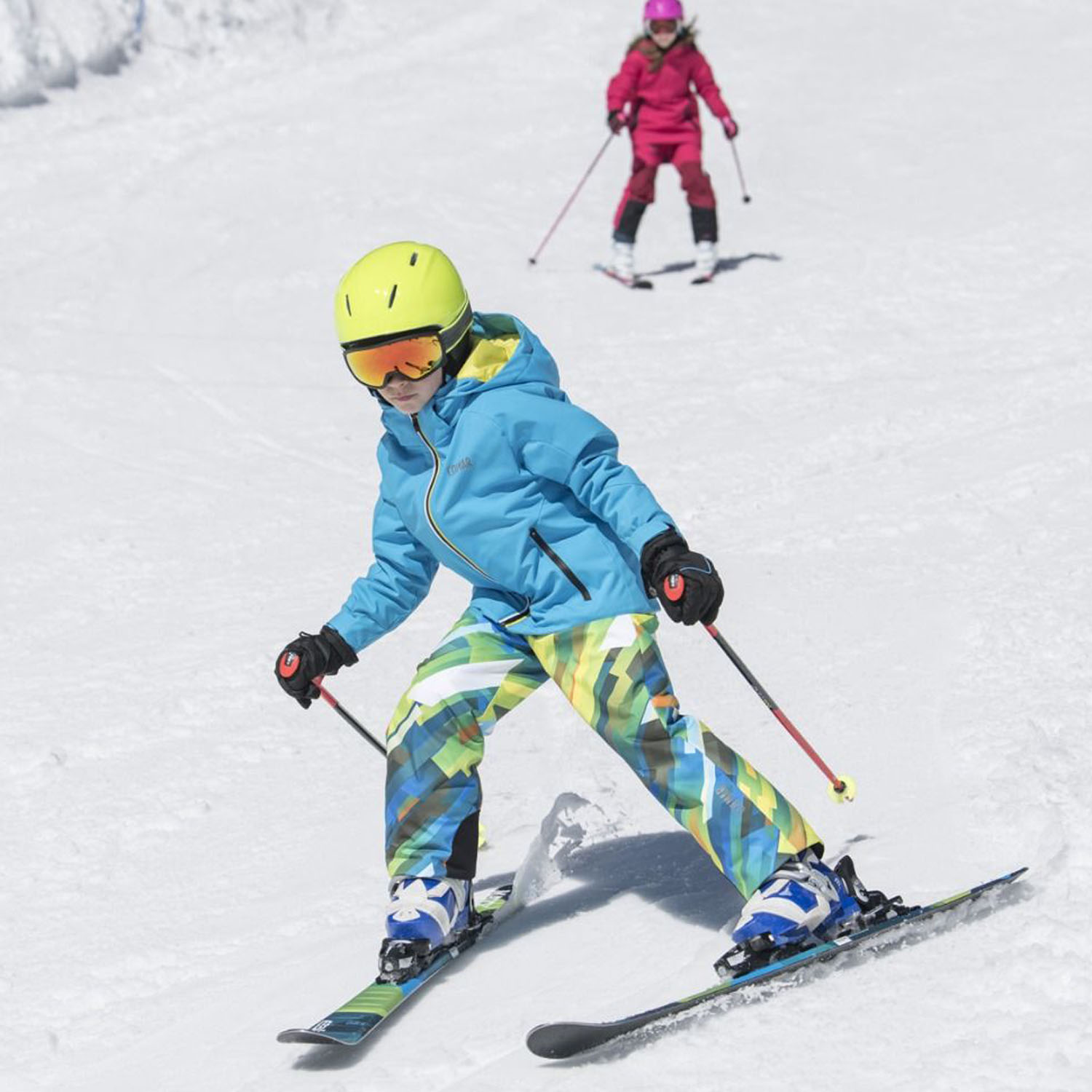 Горные лыжи с креплениями ELAN Maxx QS 70-90 + EL 4.5 Shift