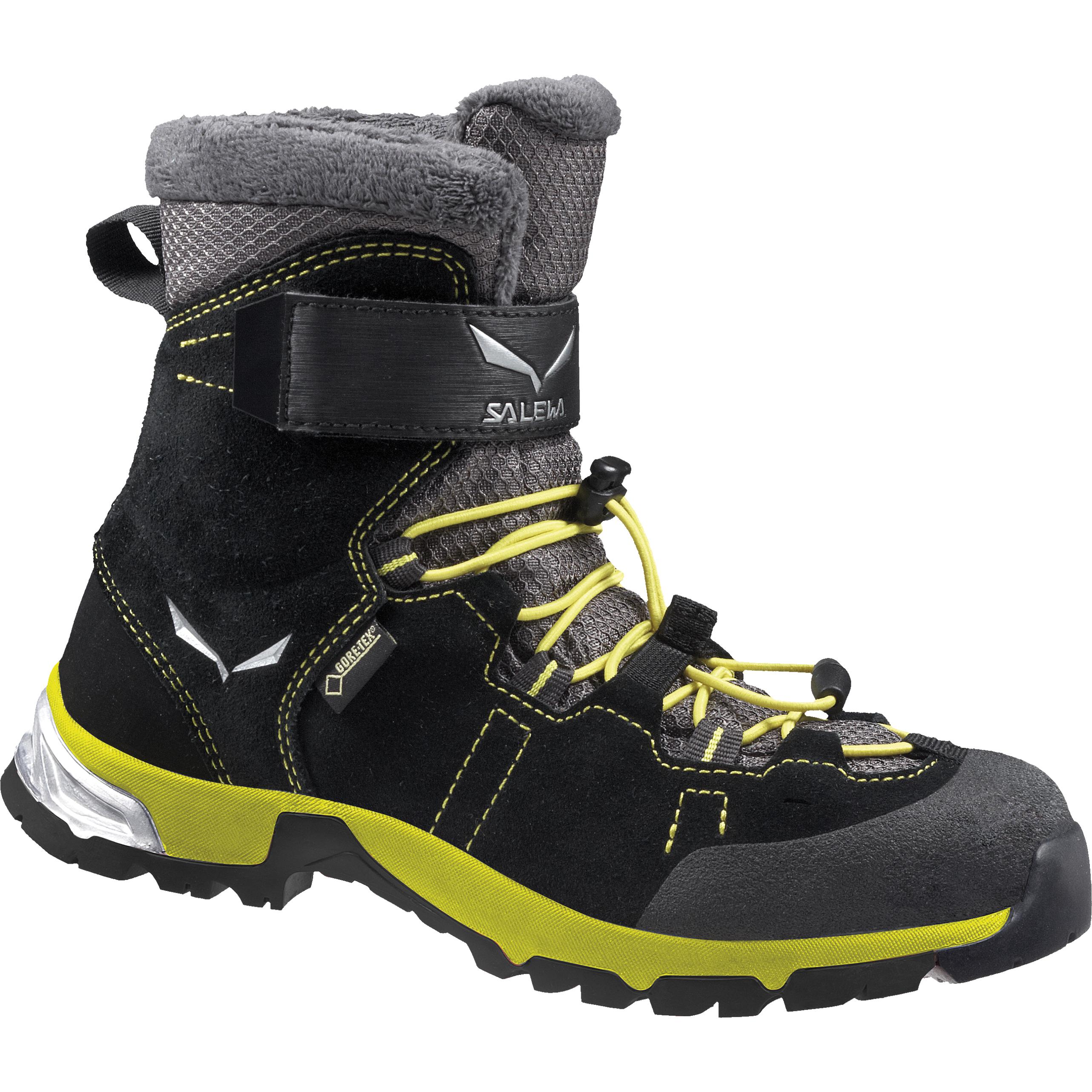 Ботинки Городские (Высокие) Salewa 2017-18 Jr Snowcap Gtx Black/yellow